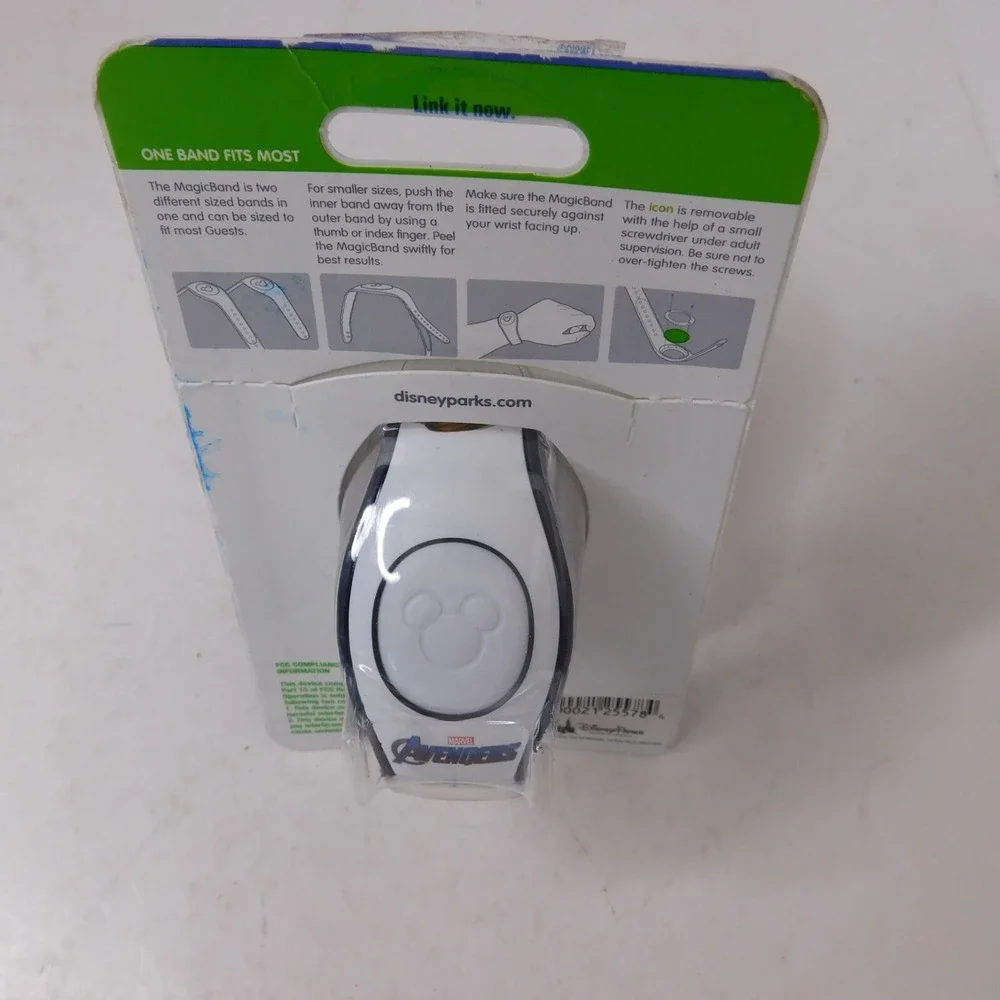 Magic Band New Disney World Marvel Captain Marvel White Magicband 2.0